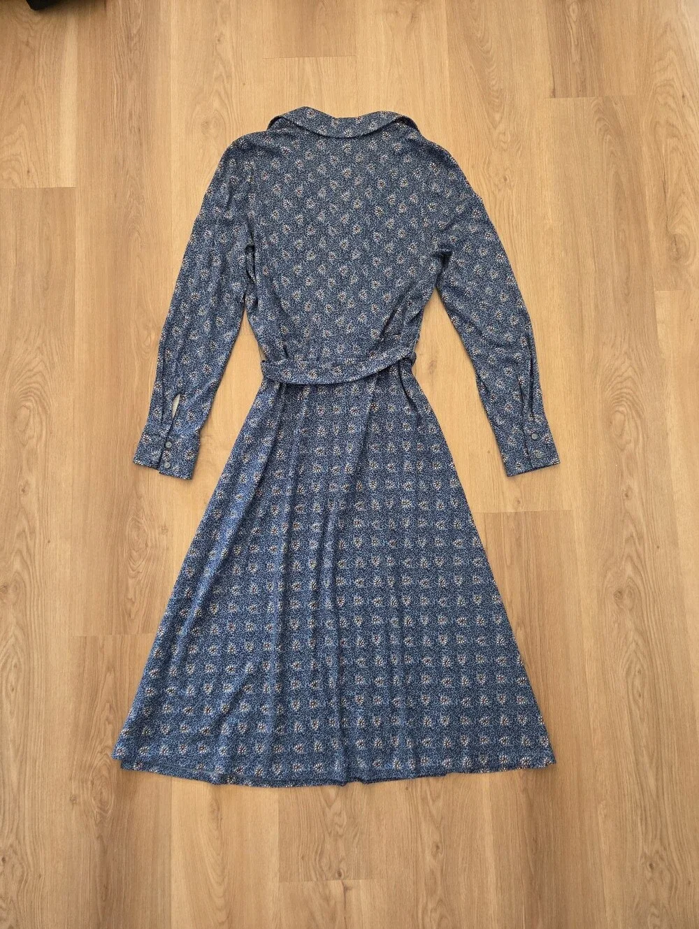 Boden Wmns Laura Jersey Midi Dress 12 Cottagecore Capsule Minimal Vacation - Picture 10 of 10